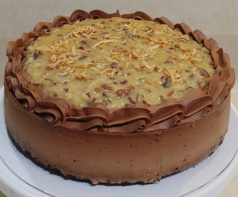 German Chocolate Cheesecake